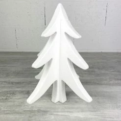 Budget ✨ Lealoo® Supports Divers En Polystyrène Sapin En Polystyrène, Hauteur 30 Cm, Arbre De Noël à Assembler 2 Parties 😀