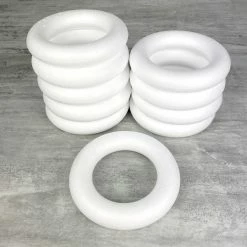 Top 10 🛒 Artif Anneau Polystyrène Lot De 10 Anneaux / Couronnes Polystyrène Plein Diam. 20 Cm, Bouées Haute Densité, Déco De L'avent 😉