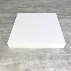 Budget 💯 Lealoo® Supports Divers En Polystyrène Socle Carré En Polystyrène, 30x30 Cm, Haut. 4 Cm, Dummy Support Pavé En Styropor Blanc Densité Pro 🌟