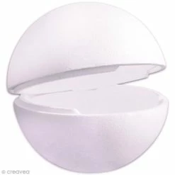 Remise 🧨 Rayher Boules Polystyrène Boule Polystyrène - 2 Demi-sphères - 50 Cm 🥰