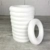 Remise 👍 Lealoo® Anneau Polystyrène Lot De 10 Demi Anneaux De 20 Cm En Polystyrène, Couronne à Dos Plat De 3 Cm De Haut ⭐