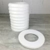 Tout neuf 🥰 Lealoo® Anneau Polystyrène Lot De 10 Demi Anneaux De 25 Cm En Polystyrène, Couronne à Dos Plat De 3.5 Cm De Haut 🔥