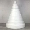 Le moins cher 😀 Lealoo® Disque Polystyrène Méga Pièce Montée Wedding Cake XXL En Polystyrène Pro, 100 Cm De Haut, Base Ø 100cm à 10cm, 10 étage 🥰