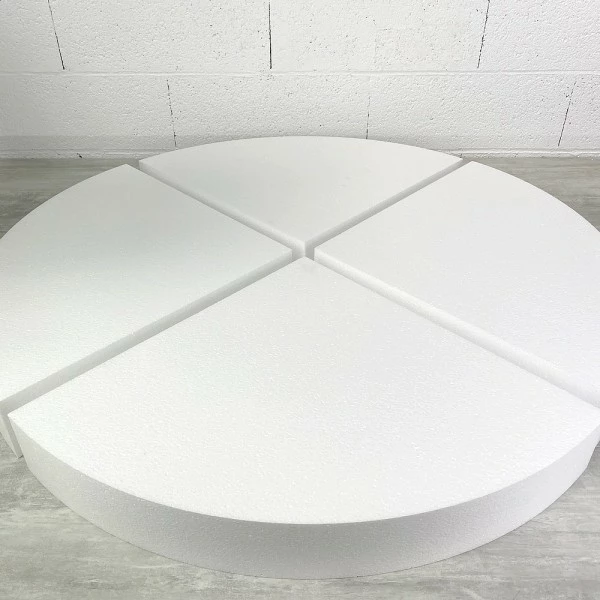 Le moins cher 🔔 Lealoo® Supports Divers En Polystyrène Disque XXXL épaisseur 10 Cm, Diamètre 100 Cm, Polystyrène Pro Haute Densité, 28 Kg/ M3 Dummy 1 Mètre 👍 – Image 3