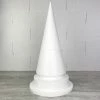 Bon marché ✨ Lealoo® Supports Divers En Polystyrène Grand Cône En Polystyrène à Pied, H. 74 Cm Avec Supports, Base 37,5 Cm, à Décorer 💯