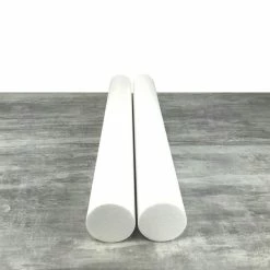Tout neuf 🔥 Lealoo® Supports Divers En Polystyrène Lot De 2 Cylindres Diam. 10 Cm X Longueur 80 Cm, En Polystyrène, Colonnes En Styropor Blanc Pour Pré ✔️