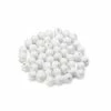 Coupon 💯 Lealoo® Boules Polystyrène Lot De 50 Boules De 1 Cm En Ouate De Cellulose, Billes Blanches En Coton Compressé De 10 Mm Avec Tro 🔔