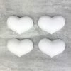 Offres 💯 Artif Supports Divers En Polystyrène Lot De 4 Petits Demi Coeurs En Polystyrène, Dim. 6,5 Cm, épaiss. 1,5 Cm, Dos Plat 🥰