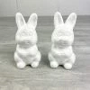 Remise 🌟 Lealoo® Supports Divers En Polystyrène Lot De 2 Lapereaux En Polystyrène, 8 Cm De Haut, Petit Bébé Lapin, Décoration De Paques 🤩