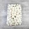 Meilleur prix 😍 Lealoo® Boules Polystyrène Lot 50 Boules De 2,5 Cm En Ouate De Cellulose, Billes Blanches En Coton Compressé De 25mm Avec Trou 🔔