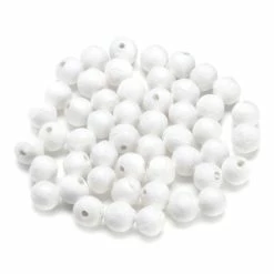 Top 10 🎉 Lealoo® Boules Polystyrène Lot De 100 Boules De 2,5 Cm En Ouate De Cellulose, Billes Blanches En Coton Compressé De 25mm Avec T ✨