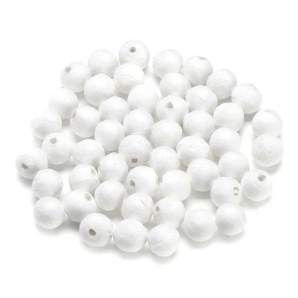 Top 10 🎉 Lealoo® Boules Polystyrène Lot De 100 Boules De 2,5 Cm En Ouate De Cellulose, Billes Blanches En Coton Compressé De 25mm Avec T ✨