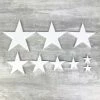 Meilleur prix 🎉 Lealoo® Supports Divers En Polystyrène Lot De 9 étoiles De Noël En Polystyrène, Diam. 2,5 Cm à 11,5 Cm, Décoration Hivernale à Customiser 🧨
