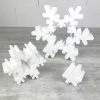 De gros 😉 Lealoo® Supports Divers En Polystyrène Flocon De Neige En Polystyrène Blanc, 24 Cm De Diamètre, 3 Parties à Assembler Et Décorer 🛒