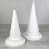 Meilleure vente ✔️ Lealoo® Supports Divers En Polystyrène Lot De 2 Cônes En Polystyrène à Pied, H. 49 Et 37 Cm, Avec Supports, à Décorer 💯