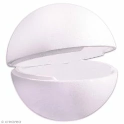 Meilleure affaire ❤️ Rayher Boules Polystyrène Boule Polystyrène - 2 Demi-sphères - 40 Cm 💯