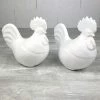 Sortie ❤️ Lealoo® Supports Divers En Polystyrène Lot De 2 Coqs En Polystyrène, Hauteur 15 Cm X Longueur 18,5 Cm, Animal De La Ferme Densité Supérieur ✨