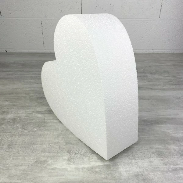 Coupon ⌛ Lealoo® Supports Divers En Polystyrène Socle Plat Coeur 2D Polystyrène, Largeur 30 Cm X Epais. 10 Cm, 28 Kg/ M3 👍 – Image 3