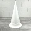 Nouveau 😉 Lealoo® Supports Divers En Polystyrène Cône En Polystyrène à Pied, H. 49 Cm Avec Supports, Base 27,5 Cm, à Décorer 😍