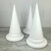 Budget 🤩 Lealoo® Supports Divers En Polystyrène Lot De 3 Cônes En Polystyrène à Pied, H. 49 Cm Avec Supports, Base 27,5 Cm, à Décorer 😍