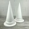 Remise 😍 Lealoo® Supports Divers En Polystyrène Lot De 2 Cônes En Polystyrène à Pied, H. 49 Cm Avec Supports, Base 27,5 Cm, à Décorer ✨