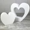 Offres 🧨 Lealoo® Supports Divers En Polystyrène Grand Support En Polystyrène Double Coeur, 36 X 36 Cm, Intérieur Creux, 2 Parties 💯