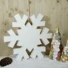 Remise ⭐ Lealoo® Supports Divers En Polystyrène Grand Flocon De Neige En Polystyrène Blanc, 45 Cm De Diamètre, 7 Parties à Assembler Et Décorer ⌛