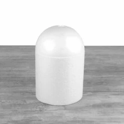 Meilleure affaire 🎉 Lealoo® Supports Divers En Polystyrène Dôme En Polystyrène, Base Ø 15 Cm, Haut. 22.5cm, Cage à Oiseaux En Styropor Blanc Densité Pro 🎉