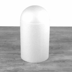 Offres 😉 Lealoo® Supports Divers En Polystyrène Grand Dôme En Polystyrène, Base Ø 15 Cm, Haut. 27.5cm, Cage à Oiseaux En Styropor Blanc Densité Pro 🎁