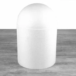 Promo 🔥 Lealoo® Supports Divers En Polystyrène Grand Dôme En Polystyrène, Base Ø 20 Cm, Haut. 30cm, Cage à Oiseaux En Styropor Blanc Densité Pro 🤩