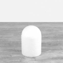Sortie 🎉 Lealoo® Supports Divers En Polystyrène Dôme En Polystyrène, Base Ø 10 Cm, Hauteur 15cm, Cage à Oiseaux En Styropor Blanc Densité Pro 🎉