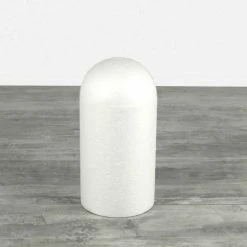 Meilleure vente ⌛ Lealoo® Supports Divers En Polystyrène Dôme En Polystyrène, Base Ø 10 Cm, Hauteur 20cm, Cage à Oiseaux En Styropor Blanc Densité Pro 😉