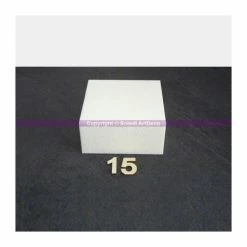 Meilleur prix 🎉 Lealoo® Disque Polystyrène Support Carré H. 10 Cm, 9 Largeurs Au Choix, Dummy Polystyrène épaisseur 10 Cm 👏