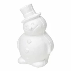 Bon marché 🛒 Lealoo® Supports Divers En Polystyrène Bonhomme De Neige Avec Chapeau Haut De Forme En Polystyrène, Haut. 17 Cm, Largeur 8 Cm, à Customiser 💯