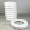 Promo 🎁 Lealoo® Anneau Polystyrène Lot De 10 Demi Anneaux De 35 Cm En Polystyrène, Couronne à Dos Plat, Haute Densité ⭐