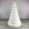 Budget 🤩 Lealoo® Disque Polystyrène Pièce Montée Wedding Cake, Hauteur 88 Cm, Base Ø 60cm à 10cm, 10 étages En Polystyrène 🎁