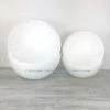 Promo 🤩 Lealoo® Boules Polystyrène Lot 2 Grandes Boules 50 Cm Et 40 Cm En Polystyrène, Séparables, Sphères Creuses Sécables En Styropor ✔️
