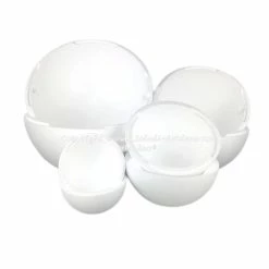 Top 10 ❤️ Lealoo® Boules Polystyrène Gros Lot 4 Grandes Boules 50, 40, 30 Et 20 Cm En Polystyrène, Séparables, Sphères Creuses Sécables E ✨