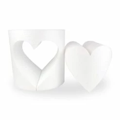 Vente flash 👏 Lealoo® Supports Divers En Polystyrène Support En Polystyrène Ouverture Coeur, 15 X 15 Cm, Intérieur Creux, 2 Parties ✔️