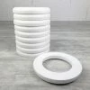 Promo 😉 Lealoo® Anneau Polystyrène Lot De 10 Demi Anneaux De 15 Cm En Polystyrène, Petite Couronne à Dos Plat 😍