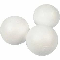 Meilleur prix 🎁 Creativ Company Boules Polystyrène Boules En Polystyrène, D: 8 Cm, Blanc, Polystyrène, 25pièces ⌛
