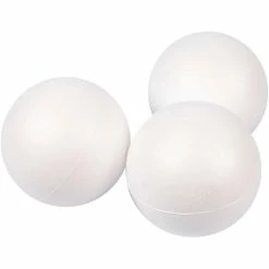 Tout neuf 🔥 Creativ Company Boules Polystyrène Boules En Polystyrène, D: 10 Cm, Blanc, Polystyrène, 25pièces 🎉