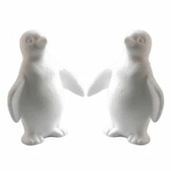 Meilleur prix 👍 Artif Supports Divers En Polystyrène Lot De 2 Pingouins En Polystyrène, Hauteur 18 Cm, Styropor De Densité Supérieure ⭐