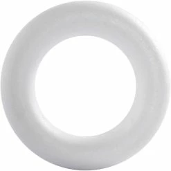 De gros 🤩 Creativ Company Anneau Polystyrène Anneau En Polystyrène - Blanc - 21,5 Cm - 1 Pce ✔️